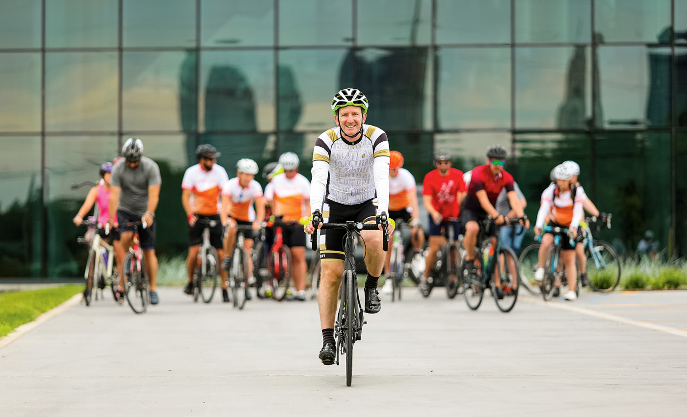 Doug Ullman on a bike