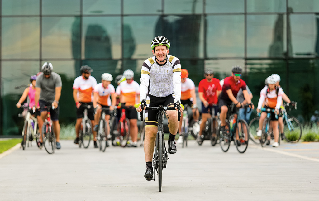 Doug Ullman on a bike