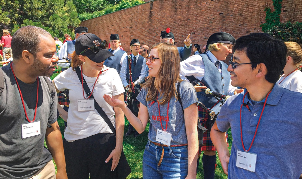 Agra Monagan &rsquo;99 and friends at reunion &rsquo;19