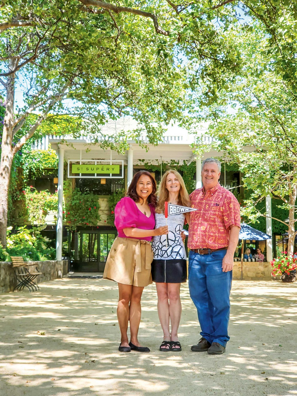 Pam Gerrol &rsquo;87, Don Apy &rsquo;87 and Donald Apy &rsquo;87
