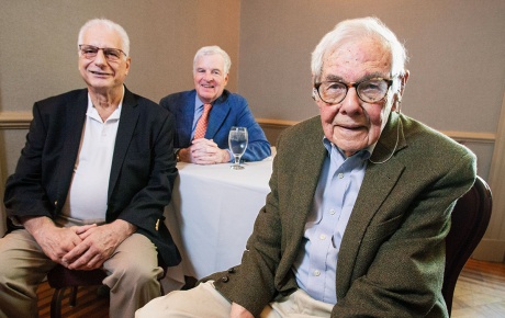 Prof. Hazeltine, Joe Martino &rsquo;74, Jamie Kiernan &rsquo;74