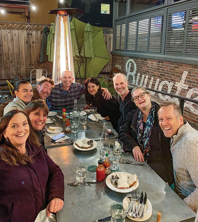 Suzanne Goin &rsquo;88 and friends photo