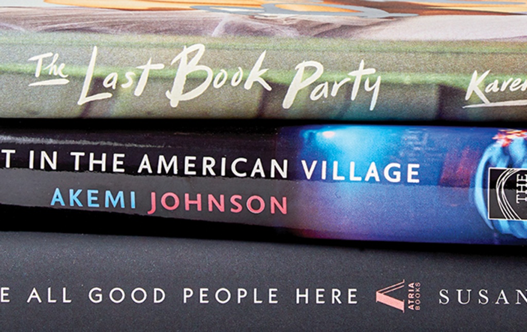 Image of books by Karen Dukess &rsquo;84, Akemi Johnson &rsquo;04, and Susan Rebecca White &rsquo;99