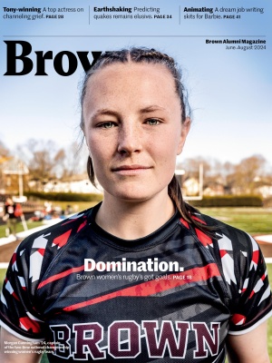 Image of June&ndash;August 2024 cover featuring rugby player Morgan Cunningham
